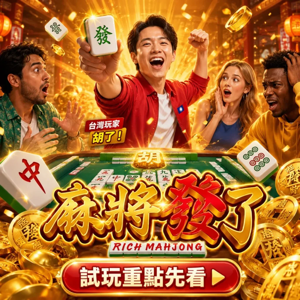 RSG麻將發了試玩與多人麻將桌歡呼封面
